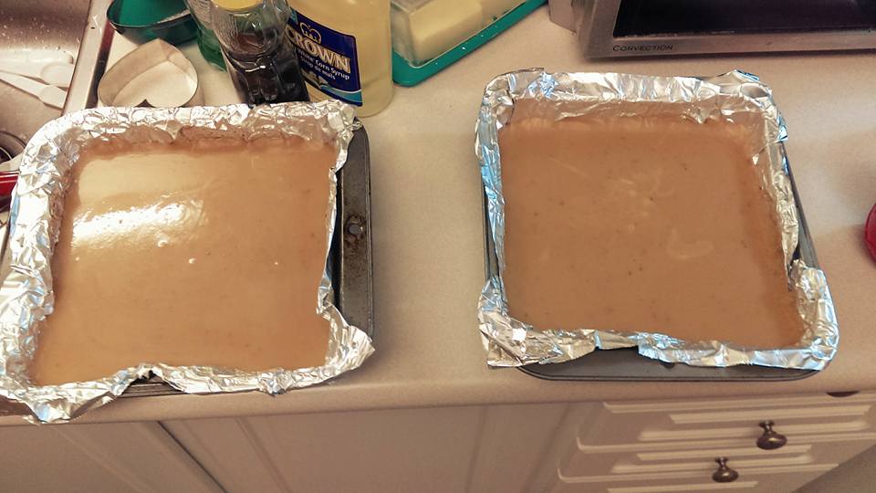 Pour molten caramel over shortbread.jpg